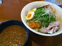 「冷やし梅しそつけ麺 ￥900」@UNDER GROUND RAMENの写真