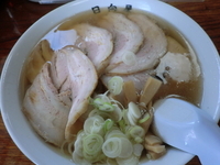 「チャーシューメン￥８００＋大盛り￥１００＋ライス￥１５０」@青竹手打ちラーメン 日向屋の写真