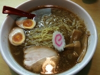 「醤油味玉ラーメン（￥750）」@らーめんの店 梶の写真