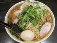「みそラーメン　700円　＋　味玉（トッピング無料券使用）」@ラーメン 心道の写真