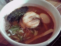 「らぁ麺セット(850円)＋味玉(100円)」@麺酒場 まがり 南行徳店の写真