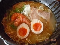 「海老そば（塩）　996円」@らー麺 藤原家の写真