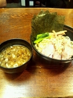 「塩つけめん 並盛+海苔」@麺創房 玄 五反田本店の写真