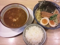 「カレーつけ麺 ￥850＋半ライス ￥100」@らぁ麺処さくらの写真