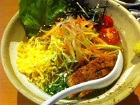 「うなぎ冷やし塩らーめん (900円)」@きのかわ軒の写真