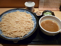 「素つけ麺＋大盛　６００円」@つけ麺 道の写真