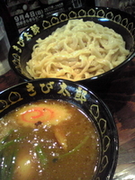 「濃厚つけ麺￥730＋大盛￥100」@醤油らーめん きび太郎の写真