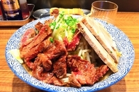 「ラーメン並＋牛ステーキ」@ラーメン燈郎の写真