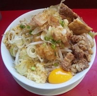 「豚まぜそば(冷やし)：930円」@用心棒の写真