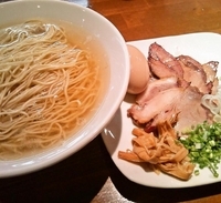 「支那そば（塩）+肉２枚(670円+200円)」@喜元門 つくば研究学園店の写真