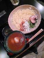 「白醤油つけ麺８５０円」@麺処 銀笹の写真