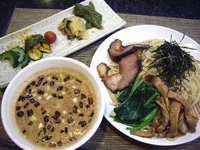 「つけ麺（醤油）＋麺席、800円＋200円」@Natural Style Noodle 玄菜院 〜風土〜の写真