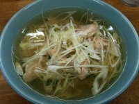 「特製とりそば・塩（￥650）」@象王の写真