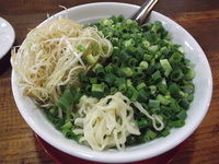 「ネギラーメン 800円」@麺屋しろの写真