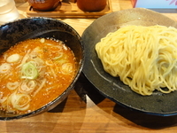「辛味噌つけ麺（中盛）￥820」@つけ麺屋 両国ごんろく 水道橋店の写真