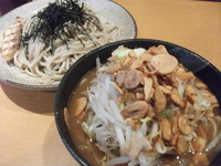 「どてちんつけ麺（中）」@麺屋青山 臼井店の写真