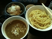 「辛つけ麺　250g　トッピング和利道　￥1100　昼の部」@麺屋 和利道 waritoの写真