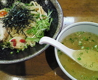 「しおつけ麺　７００円」@らーめん しおの風 本店の写真
