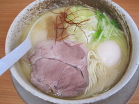 「味玉鶏塩らー麺　800円」@麺や 蒼空の写真