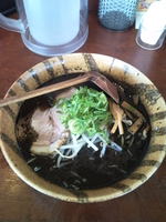「伝丸　黒味噌らーめん（650円）」@北海道ラーメン 伝丸 都岡店の写真