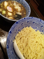 「ワンタンつけめん」@中華蕎麦 金魚の写真