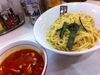 「辛つけ麺」@煮干しらーめん 玉五郎 阪急三番街店の写真