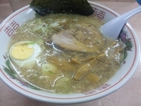 「ラーメン （玉子1個入り）￥800」@白山ラーメンの写真