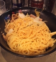 「油らーめんW盛（320g）＋柚子こしょう」@東京油組総本店 銀座組の写真