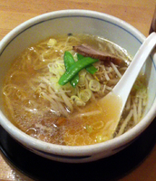 「塩ラーメン」@赤坂一点張 たまプラーザ店の写真