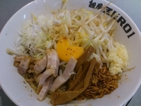 「ガッツ系汁なし麺 ￥680」@麺屋ZERO1 新河岸店の写真