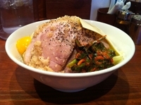 「まぜろう トッピング3種のせ 900円」@麺屋 ばばんの写真