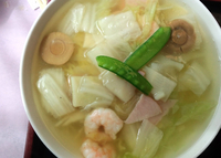 「蝦そば」@中国料理 知味采の写真