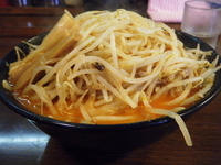 「辛味噌ラーメン（辛さ２倍MAX）+野菜=850円」@めん屋 匠神 新所沢店の写真
