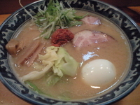 「味玉味噌ラーメン（900円）」@山形味噌らーめん 月山の写真