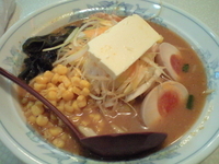 「よくばり味噌ラーメン（太麺）（920円）」@らーめん一番館 大友店の写真