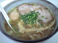 「太麺醤油ラーメン（700円）＋味付玉子（クーポン）」@麺者二代目 流石屋の写真