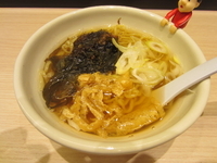 「朝らーめん（ハーフ）」@らーめん酒家 驛麺 新大阪の写真