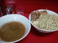「小ラーメン+つけ麺」@ラーメン二郎 西台駅前店の写真