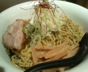 「冷し黒味噌ぶっかけそば800円」@黒味噌らーめん 初代けいすけ 品川店の写真