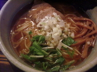 「正油そば」@秋刀魚中華そば 生粋の写真