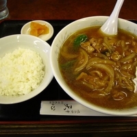 「肉そば（半ライス付き）７００円」@味の中華 天心の写真