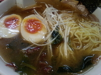 「潮まねきらーめん＋味玉」@らーめん寺子屋 麺座まねきの写真