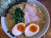 「味玉らーめん（麺カタメ）　７５０円」@横浜らーめん 上州田村家の写真