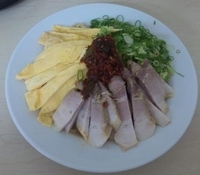 「【限定】 煮干し冷し中華(辛)：850円」@中華そば ふくもりの写真