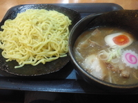 「鳥魚介ｽｰﾌﾟつけ麺　大盛り」@爆じゅう餃子 餃点の写真