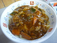 「スタミナ冷やしダブル（７５０円）」@甘辛三吉の写真