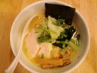 「鶏塩プレミアム＋トマトチーズご飯」@麺や 福一の写真