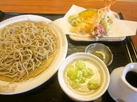 「天もりそば（１４００円）」@手打ちそば かしむらの写真