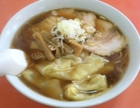 「チャーシューワンタンメン（740円）」@手打らーめん利久の写真