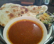 「ランチBセット（キーマカレー） 980円」@本格インド料理 プラフマーの写真